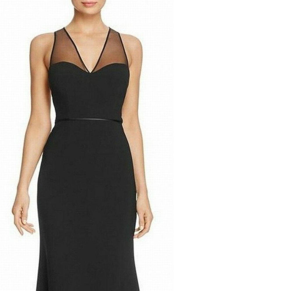 NWT JS COLLECTIONS - Illusion Cut-Out Ball Gown - Picture 3 of 10